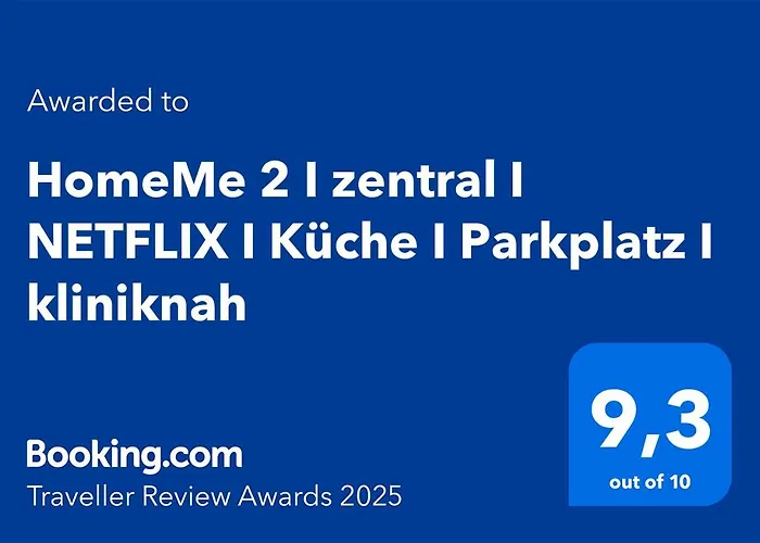 公寓 Homeme 2 I Zentral I Netflix I Kueche I Parkplatz I Kliniknah *